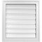 Ekena Millwork Vertical Surface Mount PVC Gable Vent: Functional, w/ 2"W x 1-1/2"P Brickmould Frame, 20"W x 22"H GVPVE20X2202SF - alternate 1